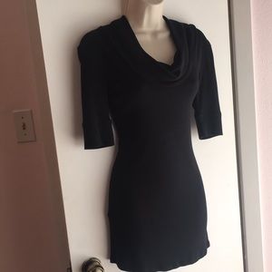 Express sexy black cowl neck Tee /Medium